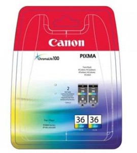 Canon CLI36 cartridge barevná dvojité balení (2x 249 str)