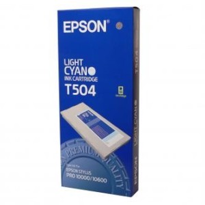 Epson T504 cartridge light cyan (500ml)