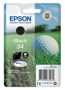 Epson T3461 cartridge 34 černá (6.1ml)