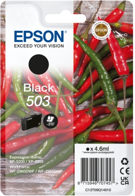 Epson 503 cartridge černá (210 str)