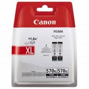 Canon PGI570PGBk XL cartridge černá pigm. dvojité balení (2x 22ml)