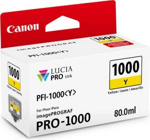 Canon PFI1000Y cartridge yellow (80ml)