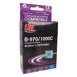 UPrint alternativní Brother LC970, LC1000 cartridge azurová-cyan (800 str)
