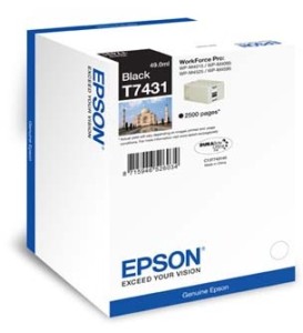 Epson T7431 cartridge černá (2.500 str)