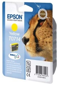 Epson T0714 cartridge žlutá-yellow (5.5ml)
