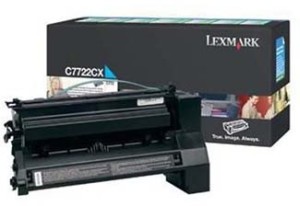 Lexmark C7722CX toner azurový-cyan (15.000 str)