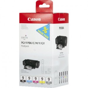 Canon PGI9 cartridge sada PBk, C, M, Y, Gy