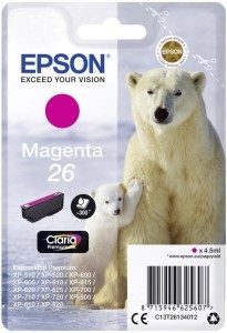 Epson T2613 cartridge purpurová-magenta (4.5ml)