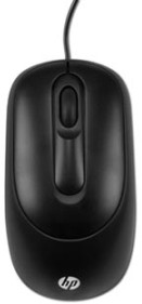 HP myš X900 Wired mouse, optická, 3tl., 1 kolečko, drátová (USB), černá, 1000DPI