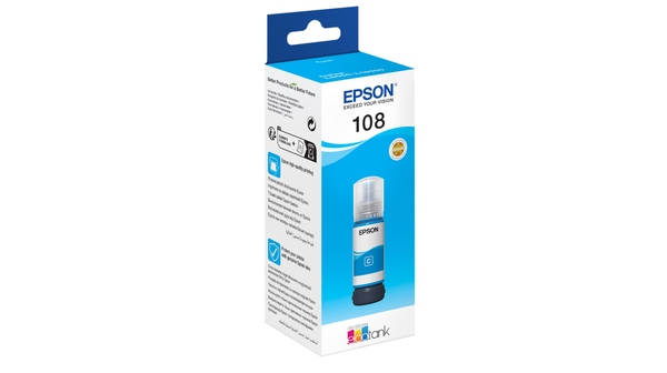 Epson 108 inkoust azurový-cyan (70ml)