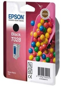 Epson T028 cartridge černá (600 str)