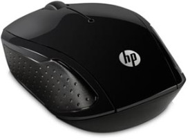 HP myš 200 Wireless, 2 ks AAA, 2.4 [GHz], optická, 3tl., 1 kolečko, bezdrátová (USB), černá, 1000DPI