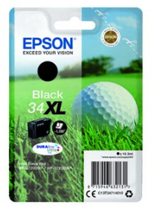Epson T3471 cartridge 34XL černá (16ml)