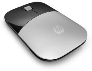 HP myš Z3700 Wireless Silver, 1 ks AA, 2.4 [GHz], optická Blue LED, 3tl., 1 kolečko, bezdrátová (USB), stříbrná, 1200DPI