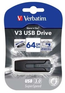 Verbatim  64GB USB3.0 flash disk Store´n´Go V3 (25/80 MB/s)