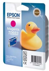 Epson T0553 cartridge purpurová-magenta (290 str)