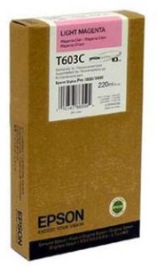 Epson T603C cartridge light magenta (220ml)
