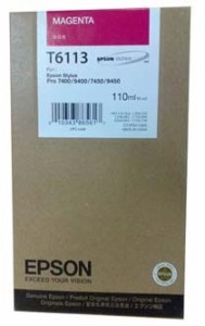 Epson T6113 cartridge magenta (110ml)