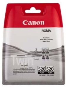 Canon PGI520Bk cartridge černá dvojité balení (2x 19ml)
