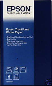 Epson S045052 Traditional Photo Paper 330g, A2/25ks