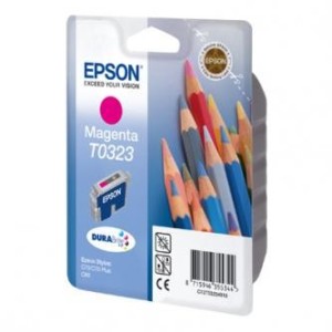 Epson T0323 cartridge purpurová-magenta (420 str)